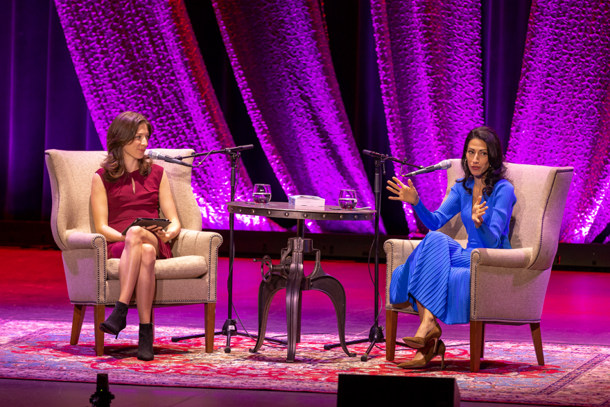 Huma Abedin discusses her memoir Both/And with NHPR's Hannah McCarthy.