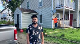 Sonny Singh lives on Second Street in Barre with his brother and four other people who work at his restaurant in Montpelier, called KSherpa Dinner House. Photographed after flooding July 11, 2024.