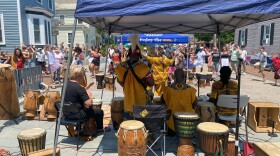 Wednesday's Juneteenth celebration at the African Burying Ground Memorial in Portsmouth included a performance by Akwaaba Ensemble of Manchester, June 19, 2024.