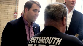 Rep. Chris Pappas during a recent tour of the Portsmouth Fire Department.