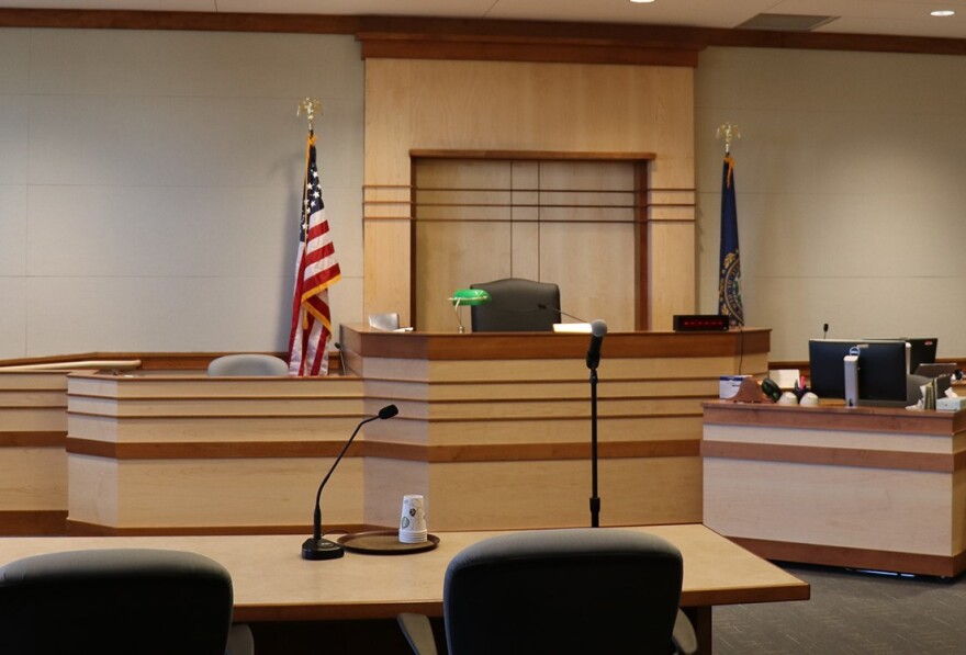 A courtroom in Concord, New Hampshire. Dan Tuohy photo / NHPR