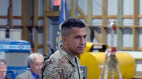 Maj. Gen. David Mikolaities defended the National Guard's handling of sexual harassment allegations during an Executive Council meeting in Hollis.