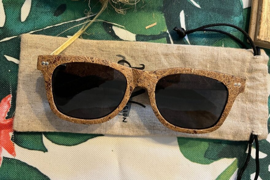 Advocates say you can make over 25,000 different things from hemp, such as these sunglasses.