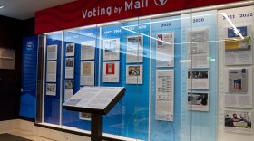 The “Voting by Mail” exhibition at the National Postal Museum in Washington, D.C., tracks the long history of mail-in voting in the United States with a selection of historical ballot envelopes, election mailers and photographs.