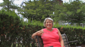 Juliana Bergeron, a Keene resident and New Hampshire's Republican National Committeewoman, said she will not run for another term in the role. She's shown here in Central Square in 2019.