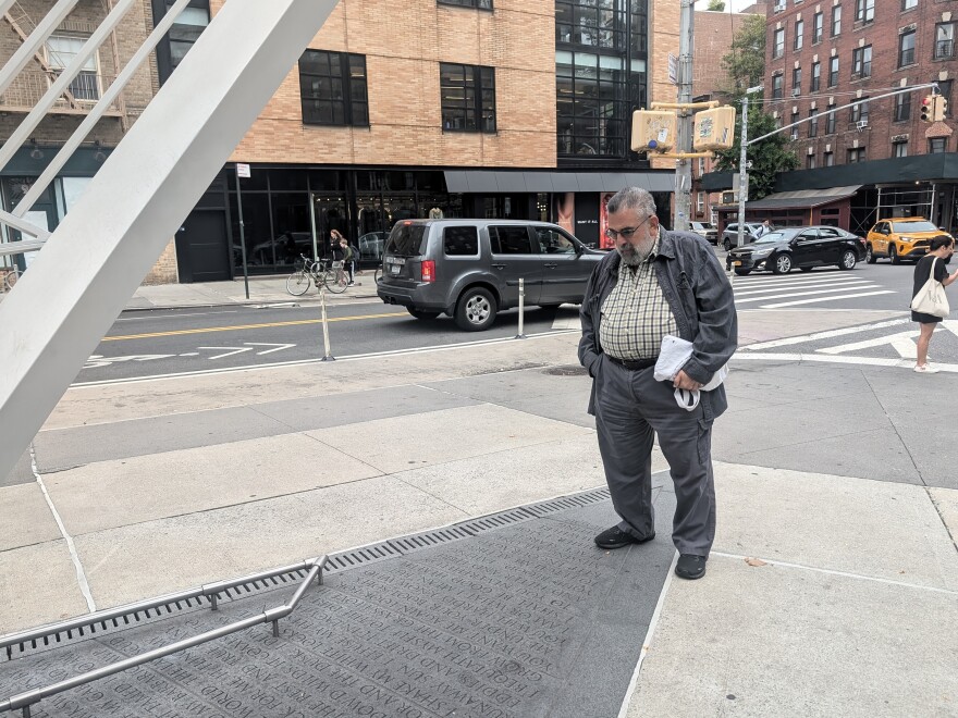 Dr. Larry Mass reflects on his partner Arnie Kantrowitz’s legacy at New York City’s AIDS Memorial.