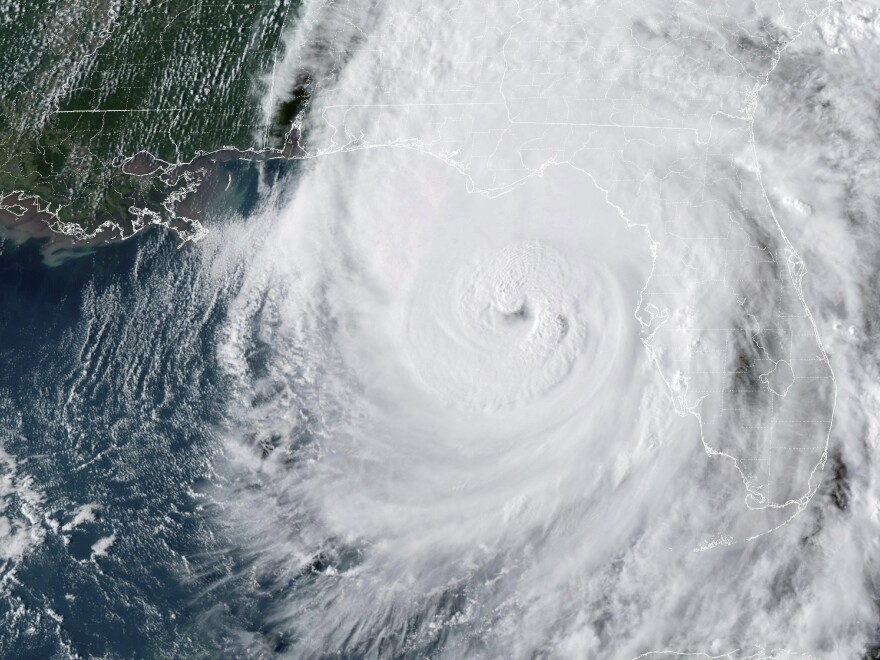 Hurricane Helene is forecast to hit Florida's northwestern coast late Thursday and then bring heavy rain and wind inland over the coming days.