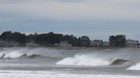 High surf at Rye Beach on Sept. 16, 2023