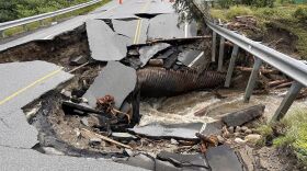 Scenes from the damage along North Littleton Road out to Dalton.