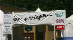 A banner for the League of NH Craftsmen