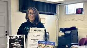 Melissa Johnston is the family engagement specialist at Kreiva Academy, a public charter school in Manchester. She took the job because of the positive experiences her children had at the school.