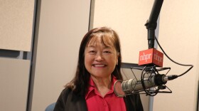 Lily Tang Williams, a Republican candidate in New Hampshire's 2nd Congressional District, speaks with NHPR Morning Edition Host Rick Ganley on Aug. 14, 2024. Dan Tuohy photo / NHPR