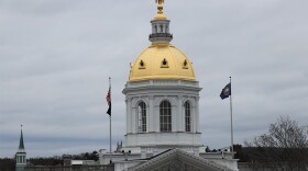 The New Hampshire State House dome, as seen from a nearby rooftop. Dan Tuohy photo / NHPR