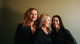 The Wandering Hearts from left to right: AJ Dean, Tara Wilcox, and Francesca "Chess" Whiffin