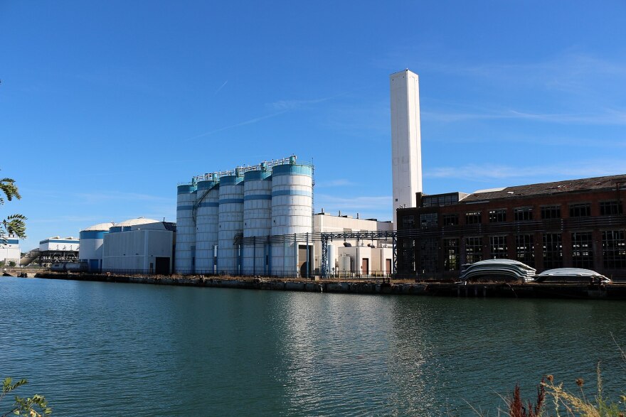 This pelletizing plant in Quincy, Massachusetts turns a biproduct of wastewater treatment into fertilizer.