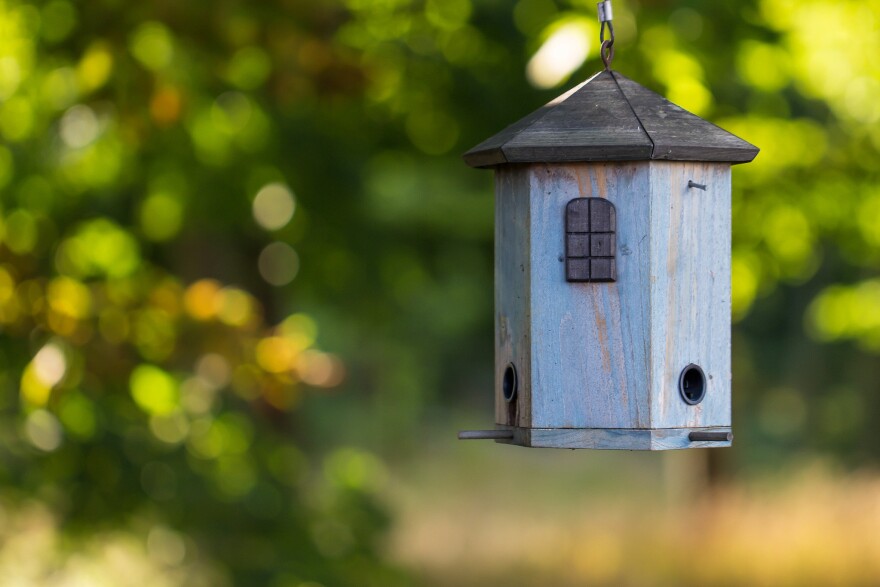 A birdhouse, aka nest-box.